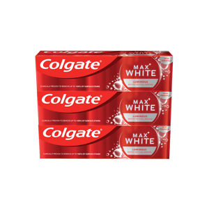 Colgate Bieliaca zubná pasta Max White Luminous 3 x 75 ml