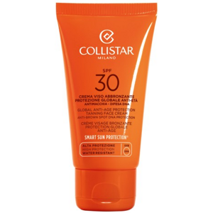Collistar Ochranný krém na tvár pre intenzívne opálenie SPF 30 (Tanning Face Cream) 50 ml