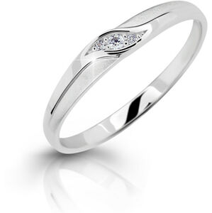 Cutie Diamonds Elegantný prsteň z bieleho zlata s briliantmi DZ6815-2844-00-X-2 48 mm