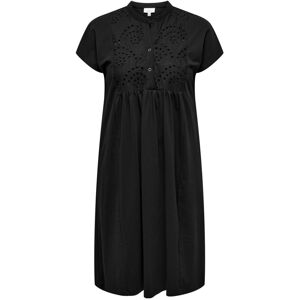 ONLY CARMAKOMA Dámske šaty CARSILLAH Regular Fit 15317092 Black XL/XXL