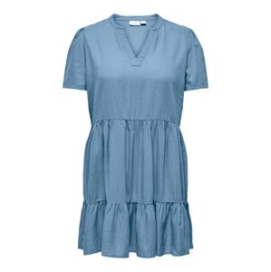 ONLY CARMAKOMA Dámske šaty CARTIRI-CARO Regular Fit 15311976 Blissful Blue 7XL