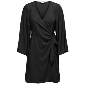 Jacqueline de Yong Dámske šaty JDYSEZEN Regular Fit 15321349 Black L