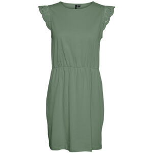 Vero Moda Dámske šaty VMEMILY Regular Fit 10305216 Hedge Green S