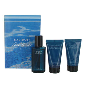 Davidoff Cool Water Man - EDT 40 ml + sprchový gél 50 ml + balzám po holení 50 ml