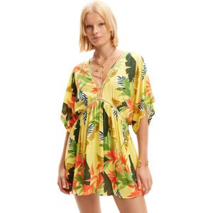 Desigual Dámske plážové šaty Swim Top Tropical 24SWMW238009 S