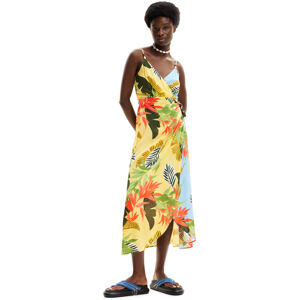 Desigual Dámske plážové šaty Swim Tropical Leave 24SWMW139019 XL