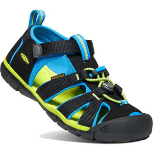 KEEN Detské sandále SEACAMP 1022984 black/brilliant blue 37