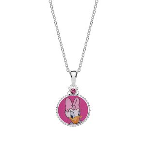 Disney Pôvabný strieborný náhrdelník Daisy Duck CS00026SRPL-P (retiazka, prívesok)