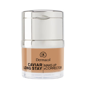 Dermacol Dlhotrvajúci make-up s výťažkami z kaviáru a zdokonaľovací korektor (Caviar Long Stay Make-Up & Corrector) 30 ml 4 Tan
