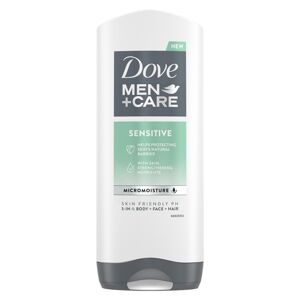 Dove Pánsky sprchový gél na telo, tvár a vlasy Men+ Care Sensitiv e (3 in 1 Shower Gel) 400 ml