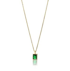 Emily Westwood Elegantný pozlátený náhrdelník so zirkónom Angela EWN23082G