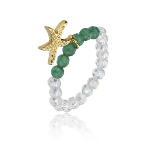 Emily Westwood Korálkový prsteň s morskou hviezdicou Rosalie EWR23036G