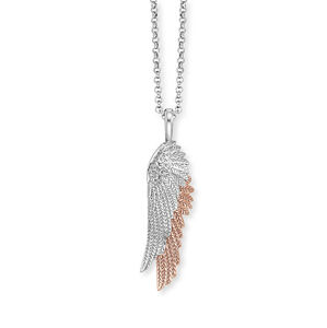 Engelsrufer Anjelský strieborný bicolor náhrdelník Wingduo ERN-WINGDUO-BIR (retiazka, prívesok)