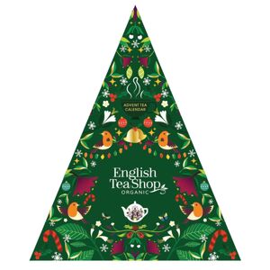 English Tea Shop Adventný kalendár Zelený trojuholník 25 pyramídok BIO