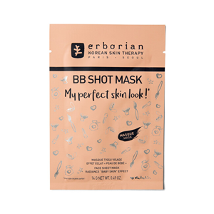 Erborian Rozjasňujúci pleťová maska BB Shot Mask (Face Sheet Mask) 14 g