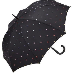 Esprit Dámsky palicový dáždnik Long AC 58692 black rainbow