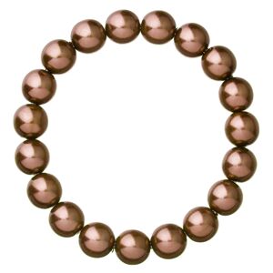 Evolution Group Elegantný perlový náramok 56010.3 brown