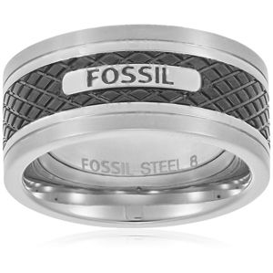 Fossil Módne oceľový prsteň JF00888040 67 mm