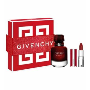 Givenchy L`Interdit Rouge - EDP 50 ml + rtěnka