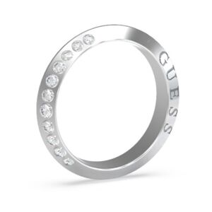 Guess Módny oceľový prsteň so zirkónmi Perfect JUBR02188JWRH 54 mm