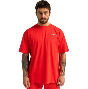 GymBeam Pánske tričko Oversized Limitless Hot Red XL