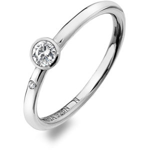 Hot Diamonds Luxusný strieborný prsteň s topazom a diamantom Willow DR206 52 mm