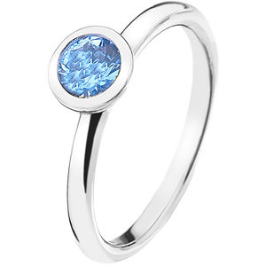 Hot Diamonds Strieborný prsteň Emozioni scintilla Blue Peace ER022 51 mm