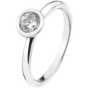 Hot Diamonds Strieborný prsteň Emozioni scintilla Clear Innocence ER018 54 mm