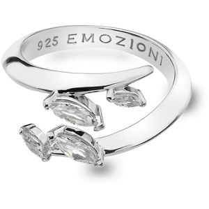 Hot Diamonds Strieborný prsteň Hot Diamonds Emozioni sa zirkónmi ER023 52 mm