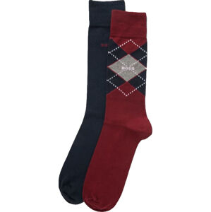 Hugo Boss 2 PACK - pánske ponožky BOSS 50503581-605 43-46