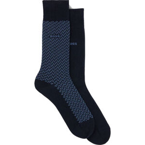 Hugo Boss 2 PACK - pánske ponožky BOSS 50509436-401 43-46