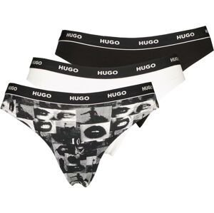 Hugo Boss 3 PACK - dámske tangá HUGO 50495870-120 XXL