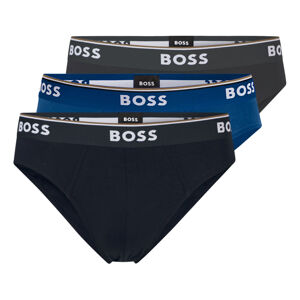 Hugo Boss 3 PACK - pánske slipy BOSS 50475273-487 M