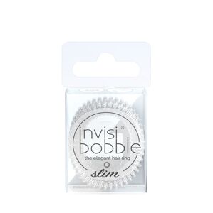 Invisibobble Tenká špirálová gumička do vlasov Slim Mother of Chrome 3 ks