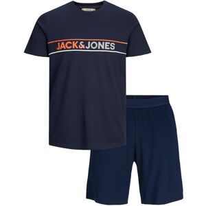 Jack&Jones Pánske pyžamo JACJAXON Standard Fit 12248978 Navy Blazer S