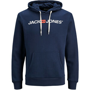 Jack&Jones Pánska mikina Regular Fit JJECORP 12137054 Navy Blazer XL
