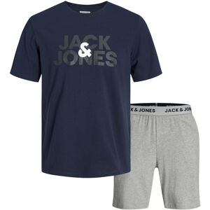 Jack&Jones Pánska sada - tričko a kraťasy JACULA Standard Fit 12255000 Navy Blazer XXL