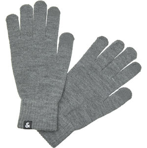 Jack&Jones Pánske rukavice JACBARRY 12159459 Grey Melange
