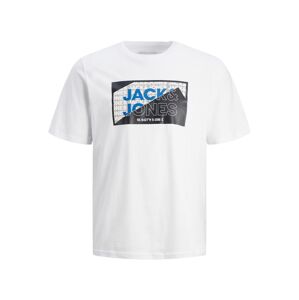 Jack&Jones Pánske tričko JCOLOGAN Standard Fit 12242492 white M