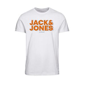 Jack&Jones Pánske tričko JCOSPACE Standard Fit 12243940 white XXL