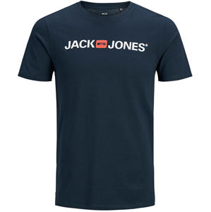Jack&Jones Pánske tričko JJECORP Slim Fit 12137126 Navy Blazer M