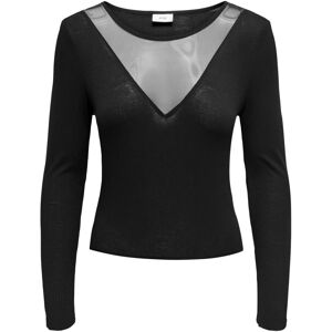 Jacqueline de Yong Dámske tričko JDYKIRSA Regular Fit 15320228 Black XL