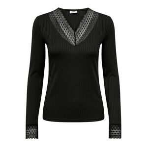 Jacqueline de Yong Dámske tričko JDYRINE Regular Fit 15309637 Black S
