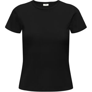 Jacqueline de Yong Dámske tričko JDYSOLAR Regular Fit 15314449 Black XS