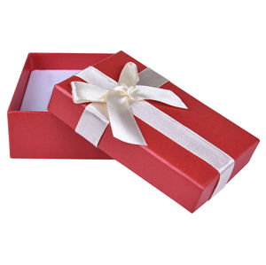 JK Box Červená krabička na súpravu šperkov AP-6 / A10