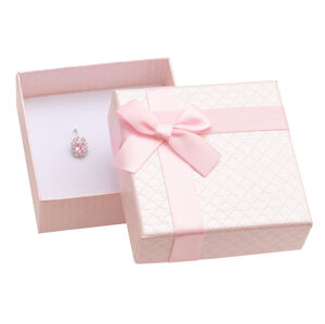 JK Box Darčeková krabička na šperky s mašľou AT-4/A5
