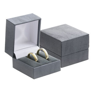 JK Box Koženková krabička na snubné prstene alebo náušnice GZ-2/NA/A25