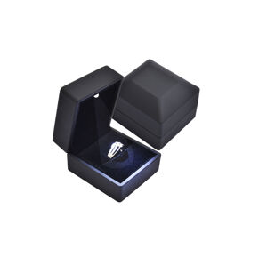 JK Box LED osvetlená plastová krabička na prsteň KZ-3/A25