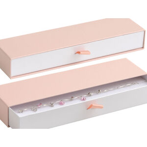 JK Box Púdrovo ružová darčeková krabička na náramok DE-9/A5/A1