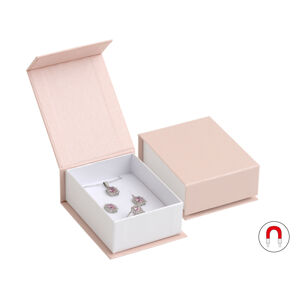 JK Box Púdrovo ružová darčeková krabička na súpravu šperkov VG-6/A5/A1